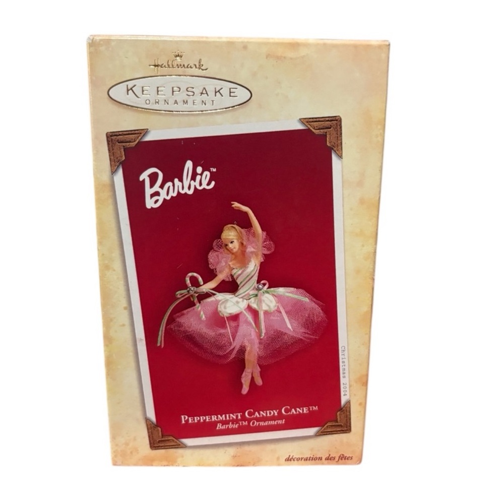 Hallmark 2004 Keepsake
Ornament Peppermint Candy
Cane Barbie